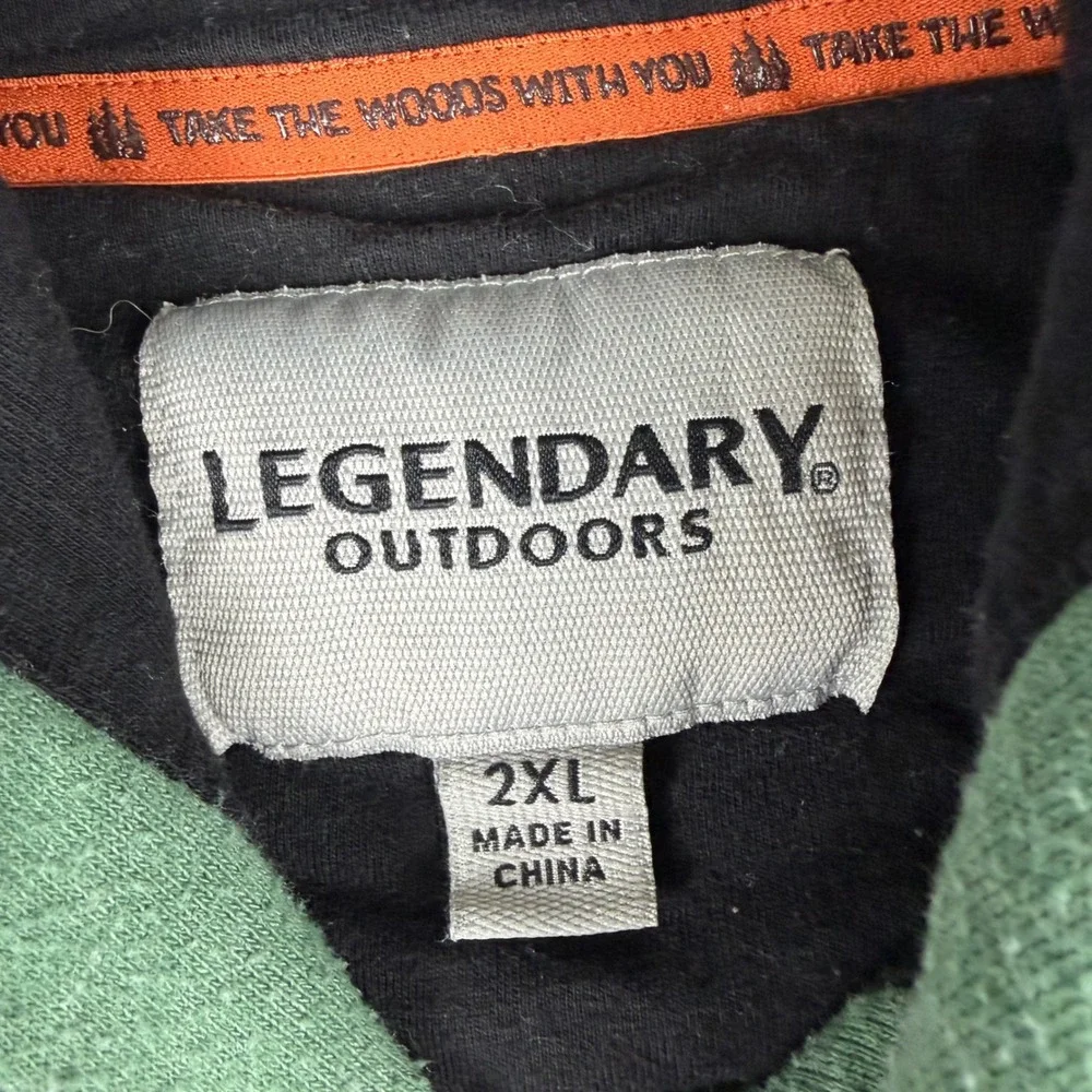 Legendary Outdoors Horizon Mens 2XL Forest Deer Graphic Hoodie Hooded Sweatshirt